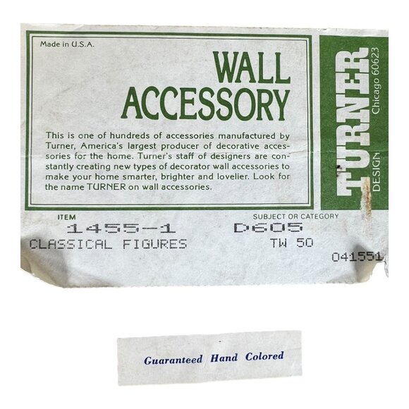 Turner‎ Classical Figure Wall Art - Picture 3 of 6